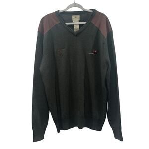 Beretta Wool Blend Hunting Sweater – Size XL Green & Brown Gilchrest Club